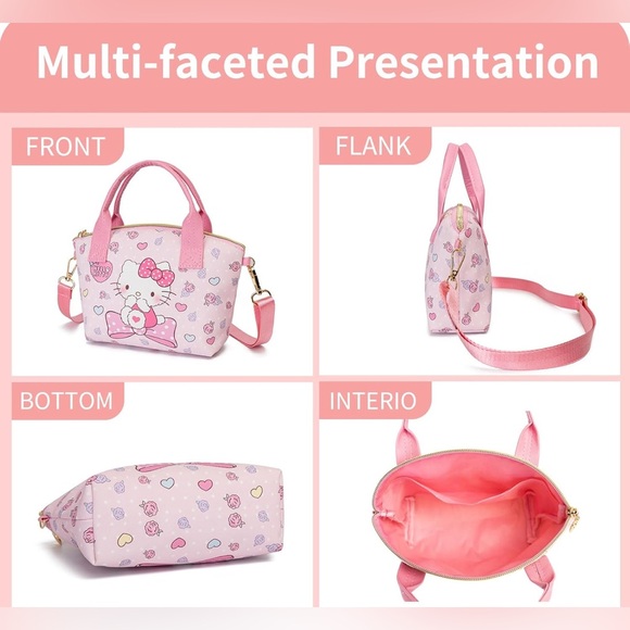 Mini crossbody purse with keychain - Picture 5 of 5